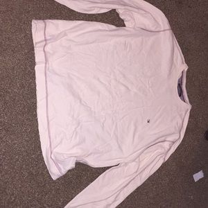 Off-white color Tommy Hilfiger crewneck sweater